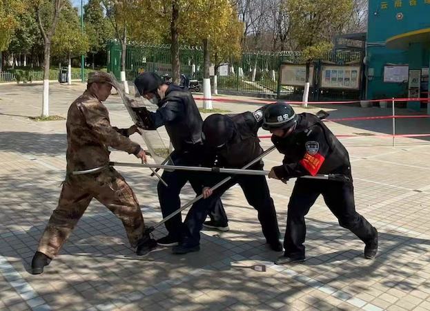 云南保全2022年春季消防、反恐應急演練